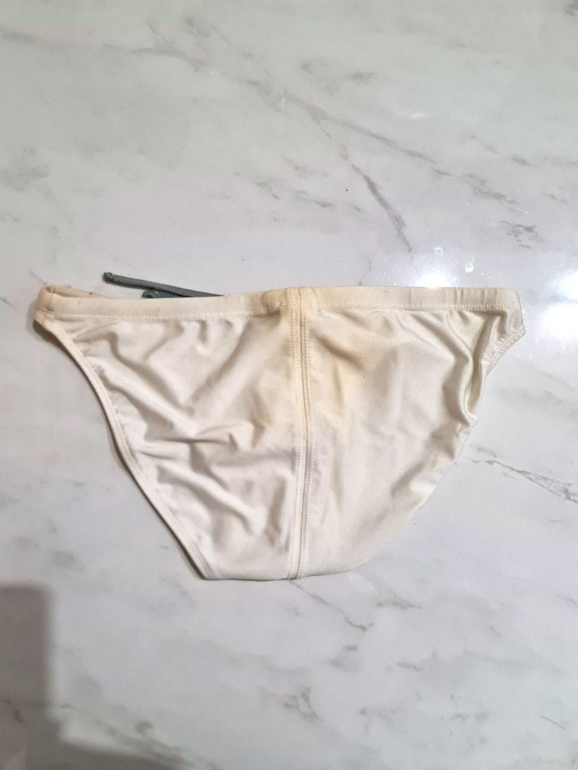 Desmiit Sexy White Men S Bikini Speedo Style Swim Trunks Men S Fashion Bottoms Swim Trunks