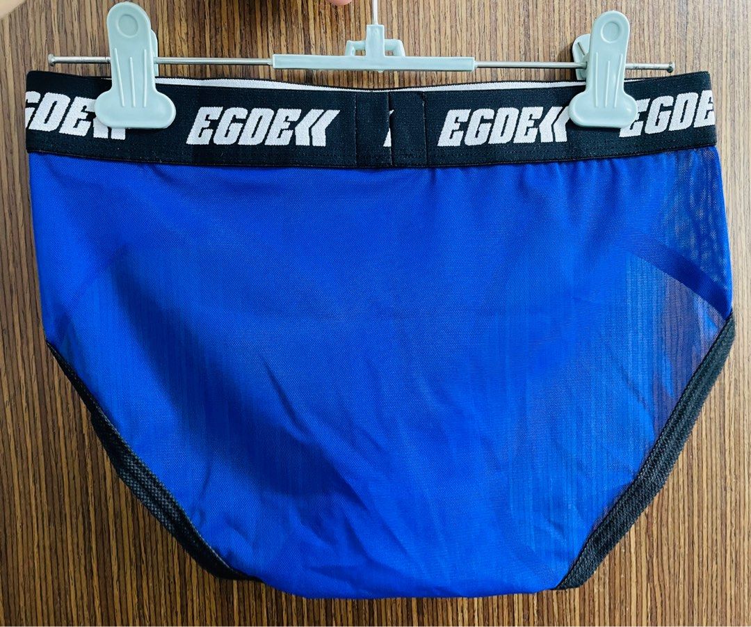 EGDE Strike Super Low Rise Bikini Briefs Blue Men S Fashion Bottoms New Underwear On Carousell