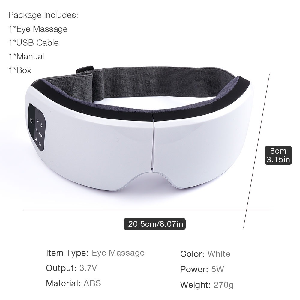 SMART EYE MASSAGER Wireless Hot Compress Steam Eye Massager Air Compression Smart Eye
