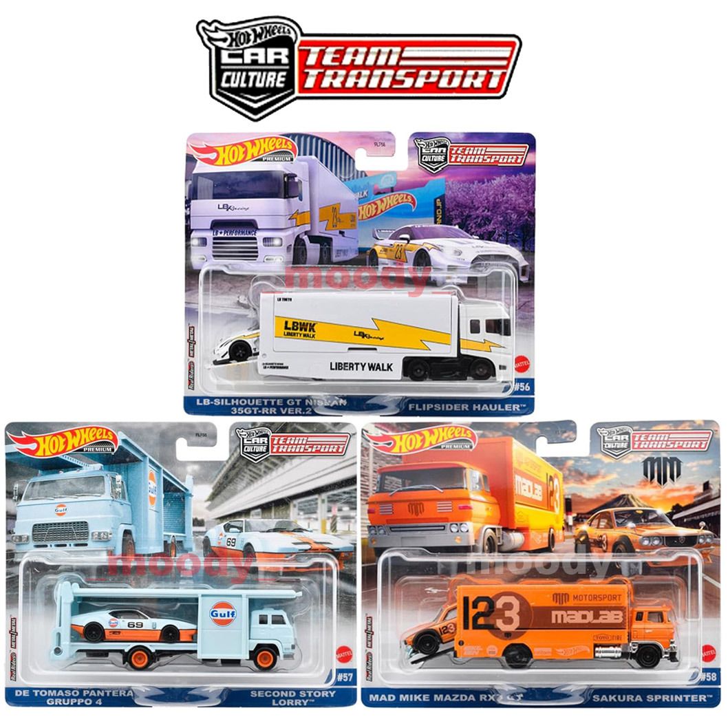 Pre Order Closed Hot Wheels Premium Team Transport LB Silhouette GT Nissan 35GT RR Ver 2 LBWK