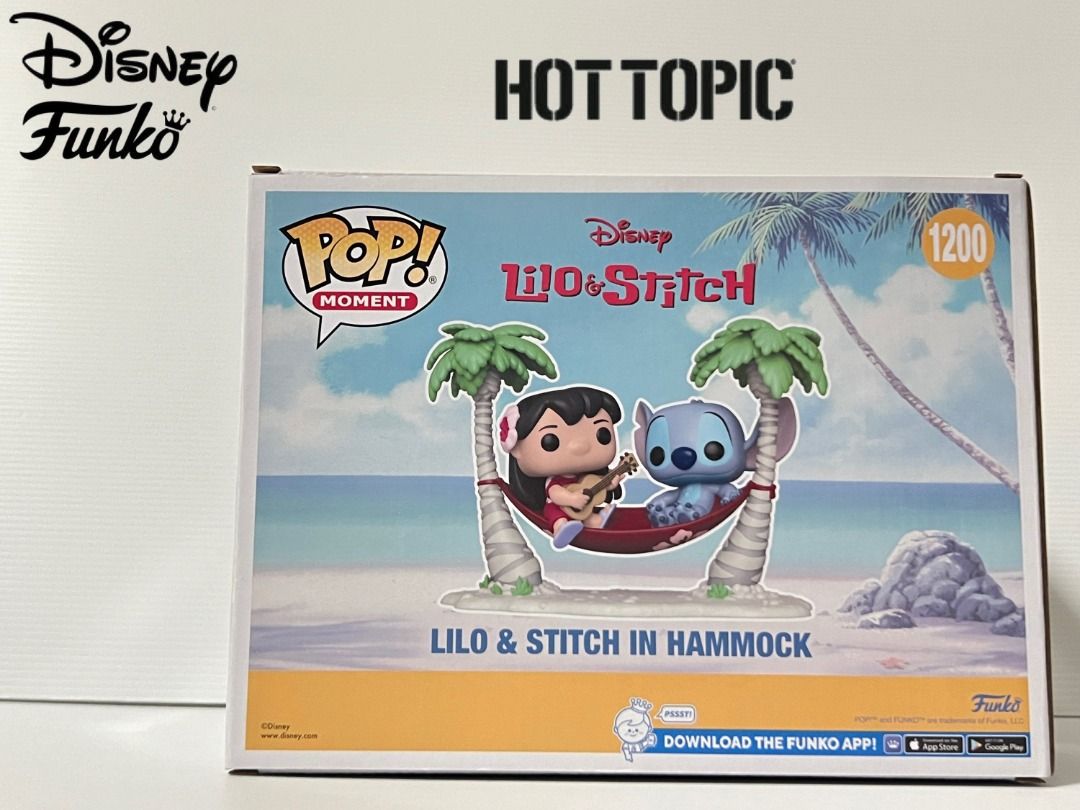 Funko Pop Lilo Stitch In Hammock Hot Topic Exclusive Hobbies Toys Toys Games On