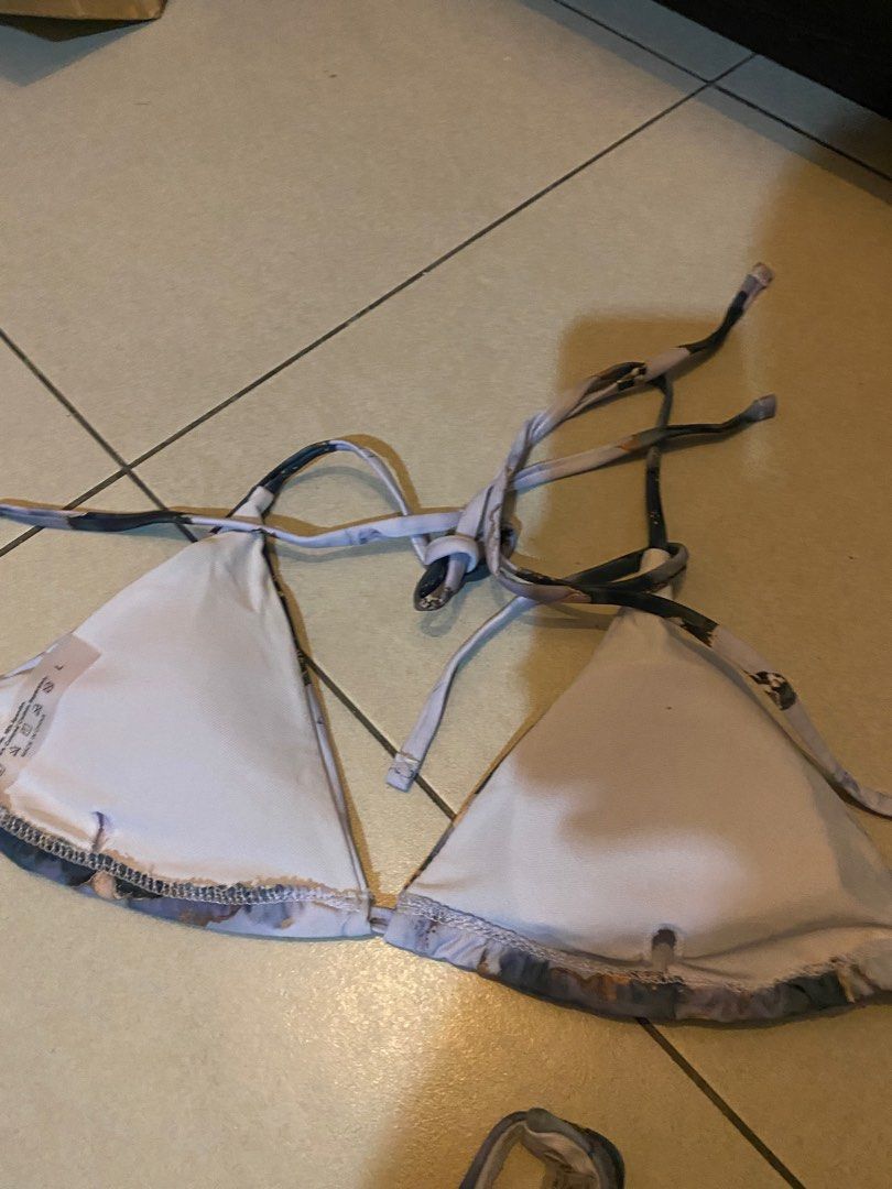 New Shein Marbled Two Piece Bikini On Carousell