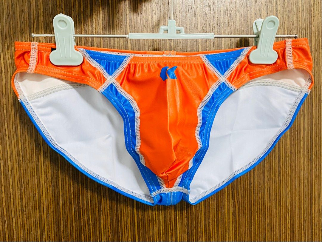 EGDE Heats Super Low Rise Bikini Underwear Orange Men S Fashion Bottoms New Underwear