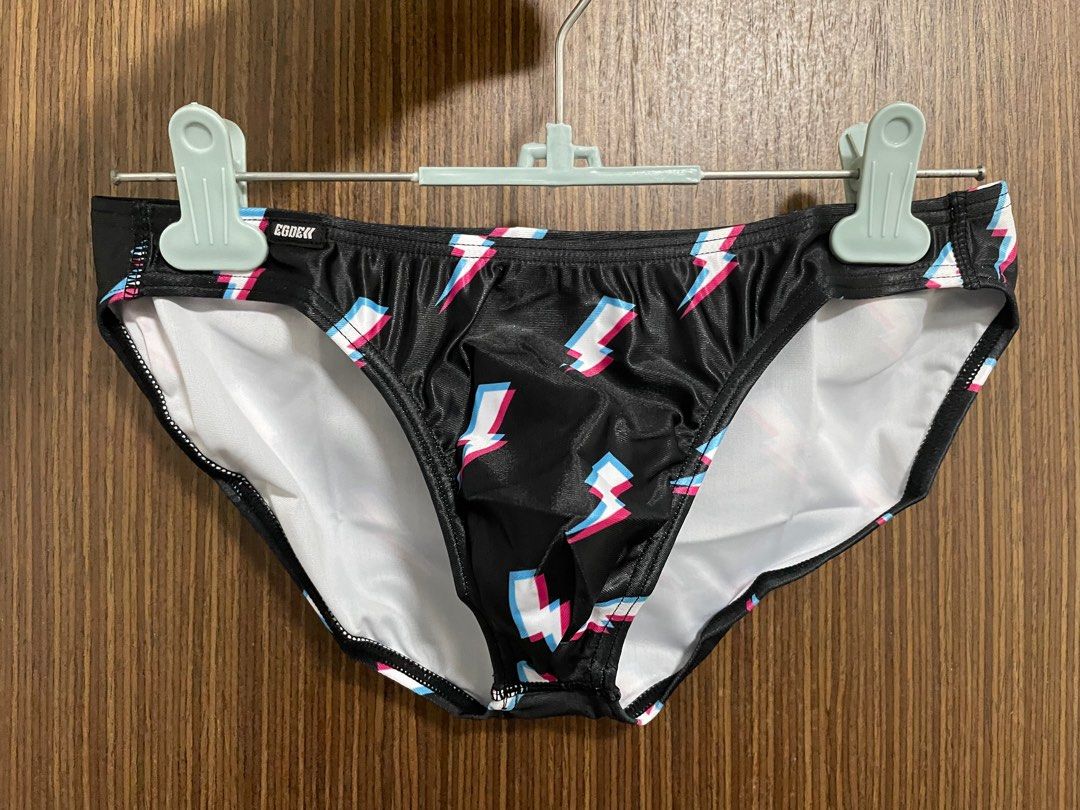 EGDE Thunder Super Low Rise Bikini Underwear Black Men S Fashion Bottoms New Underwear On