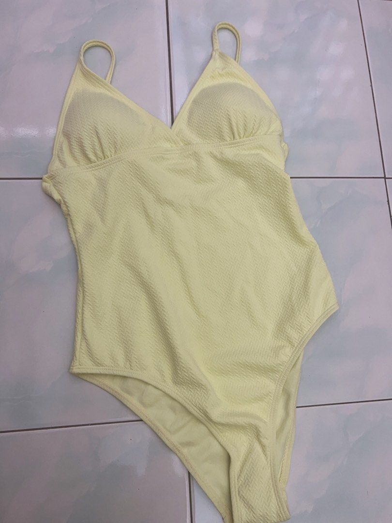 Lime Green One Piece Bikini Women S Fashion Swimwear Bikinis