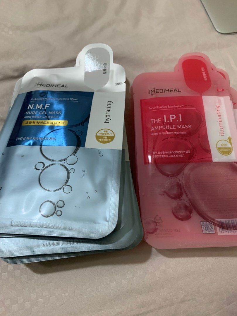 Mediheal NMF Nude Gel Mask And Ampoule Mask Beauty Personal Care Face Face Care On Carousell
