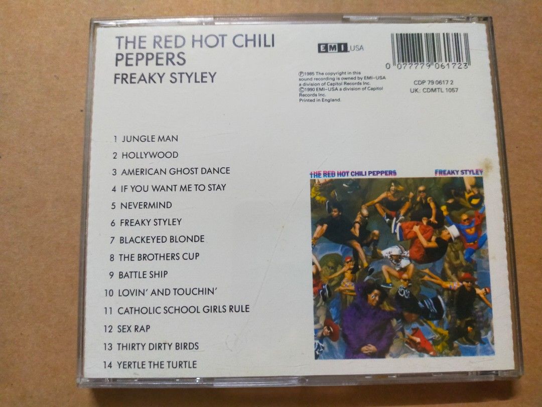The Red Hot Chili Pepper Freaky Styley Hobbies Toys Music Media Cds Dvds On Carousell