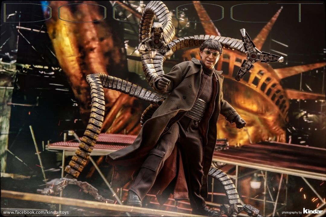 hottoys hot toys DOC OCK Deluxe Version Marvel SPIDER MAN NO WAY HOME MMS633 興趣及遊戲 玩具 遊戲類
