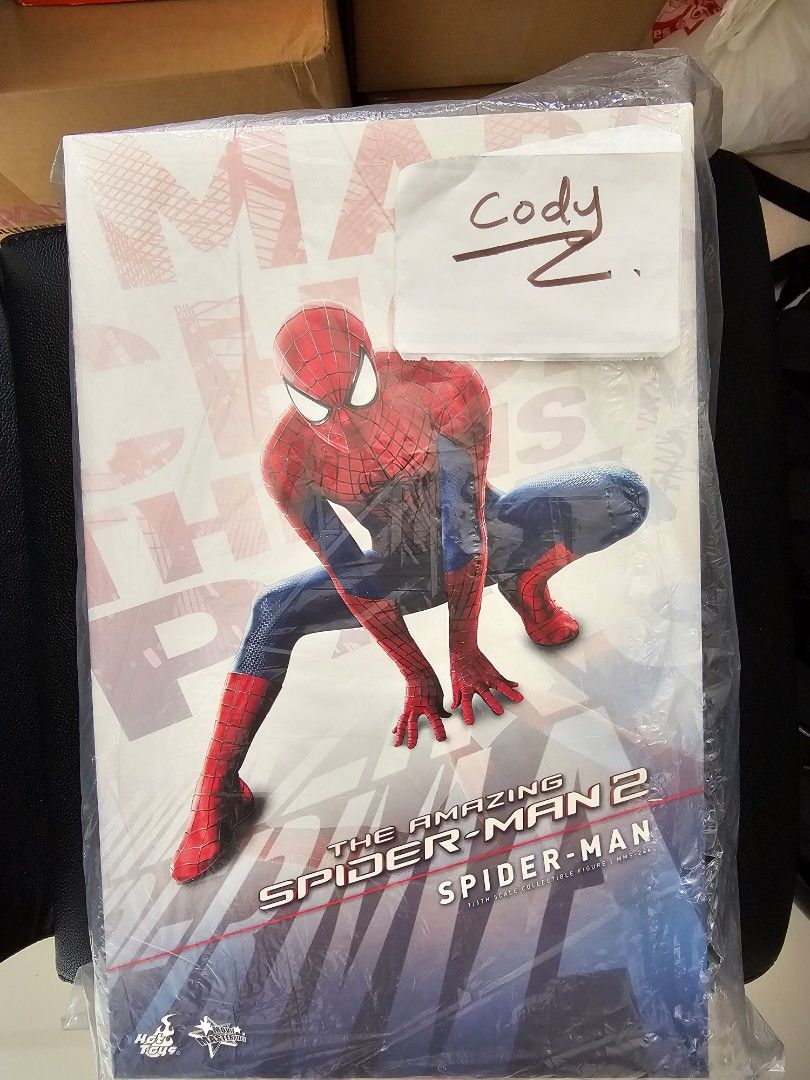 RARE Hot Toys Movie Masterpiece Marvel Comics The Amazing Spider Man Andrew Garfield Peter