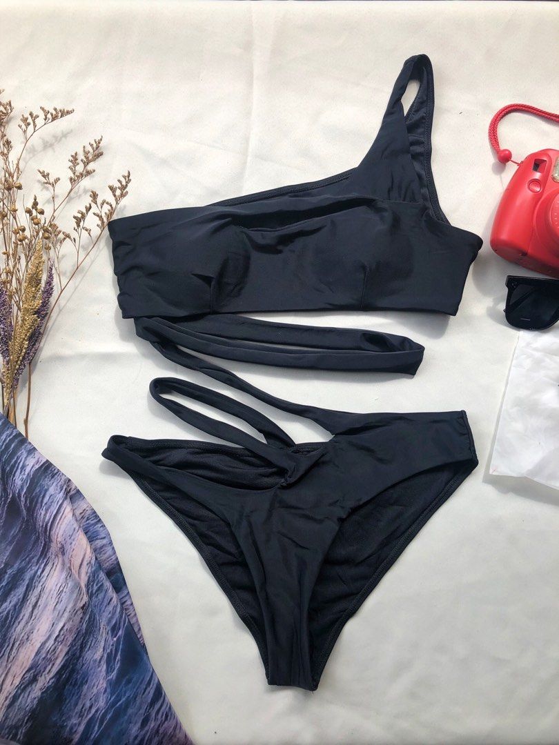 Black One Piece Bikini Swimsuit On Carousell