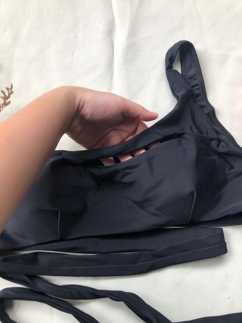 Black One Piece Bikini Swimsuit On Carousell