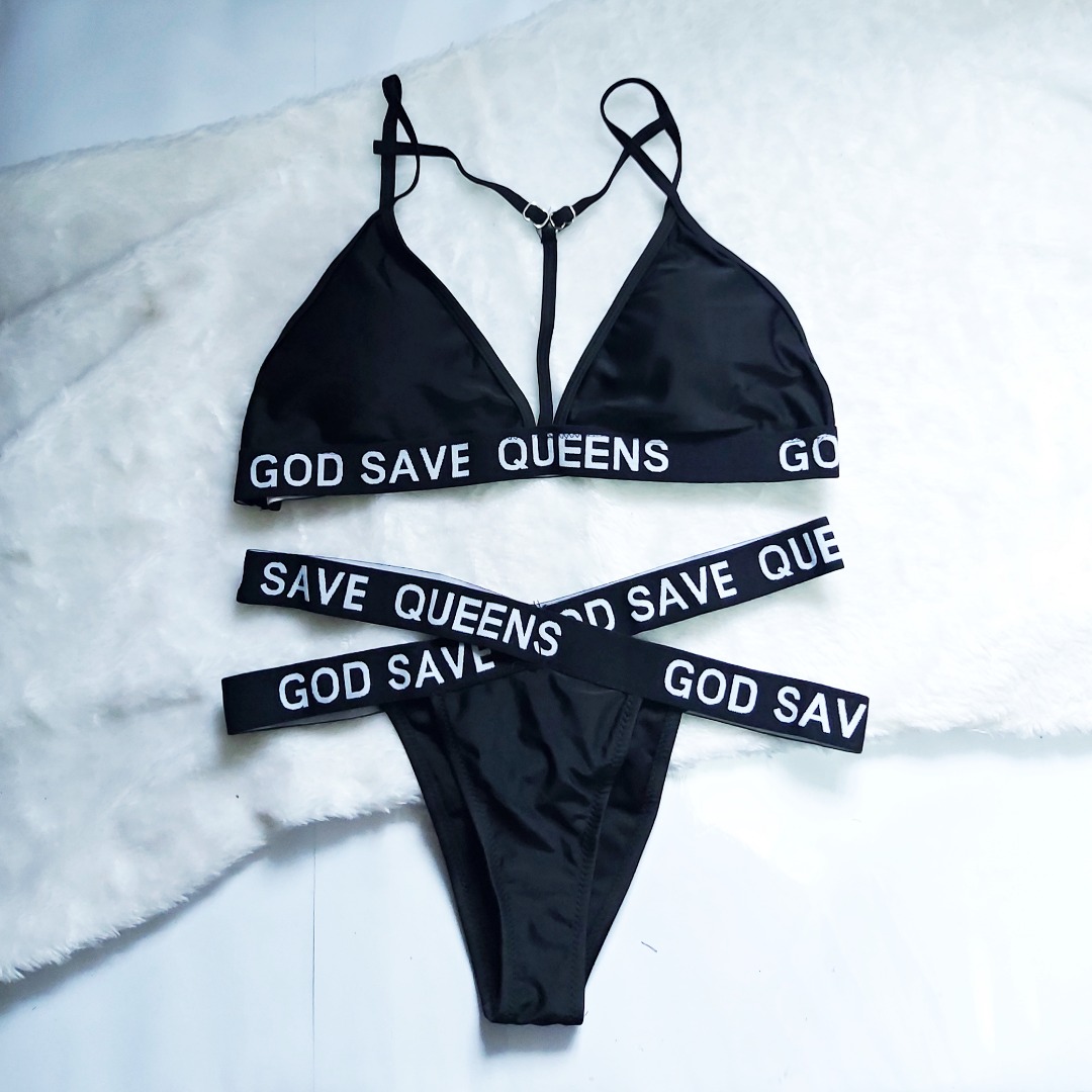 Choker Style Bikini Women S Fashion Swimwear Bikinis Swimsuits On Carousell