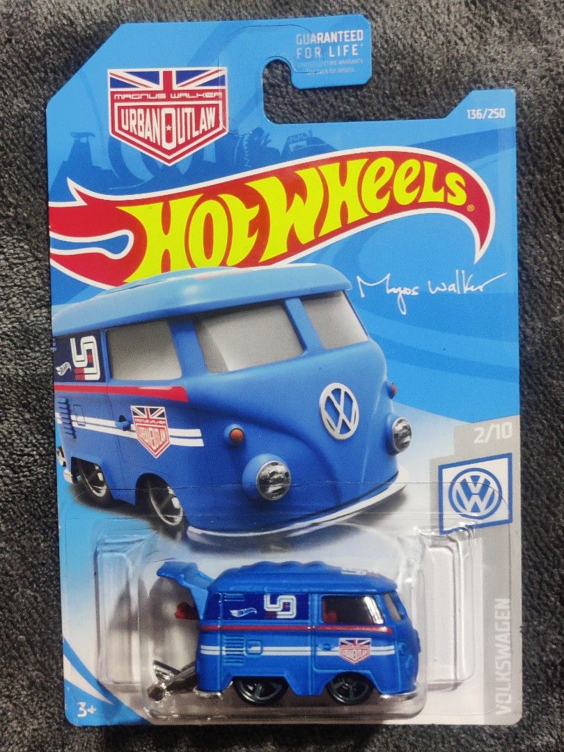 Hot Wheels Urban Outlaw Magnus Walker Volkswagen Kool Kombi Blue Hobbies Toys Toys Games