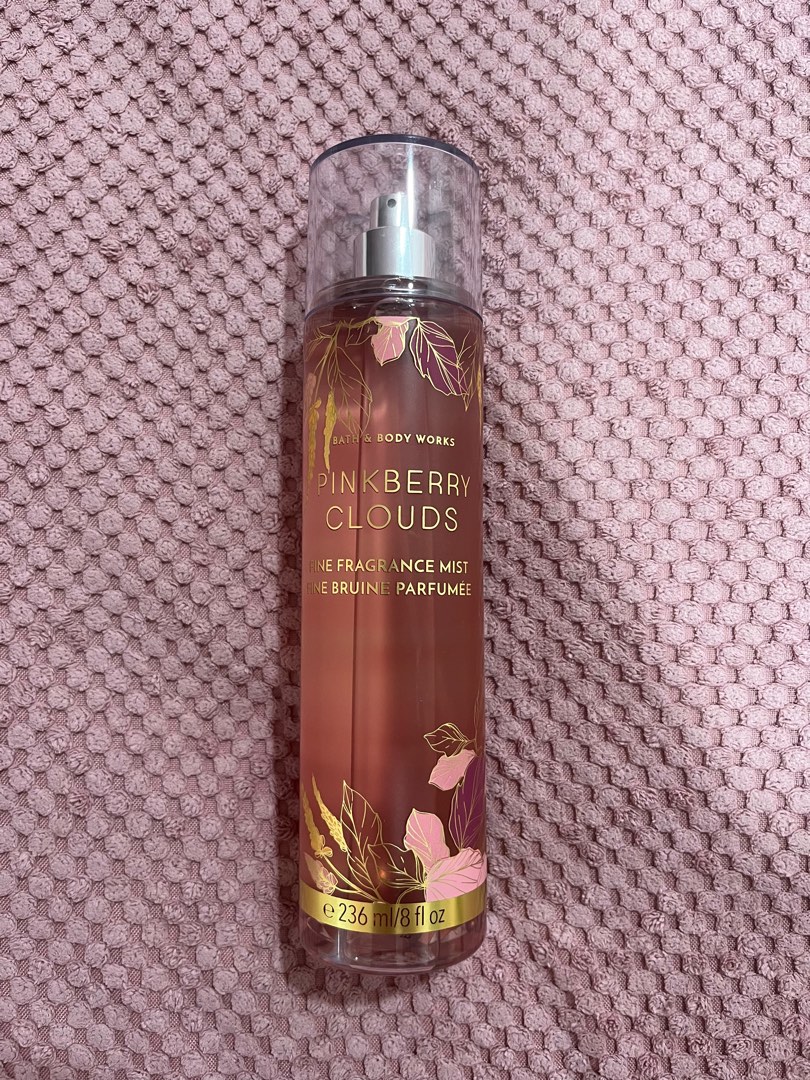 Bath Body Works Bbw Pinkberry Clouds Body Mist Beauty Personal