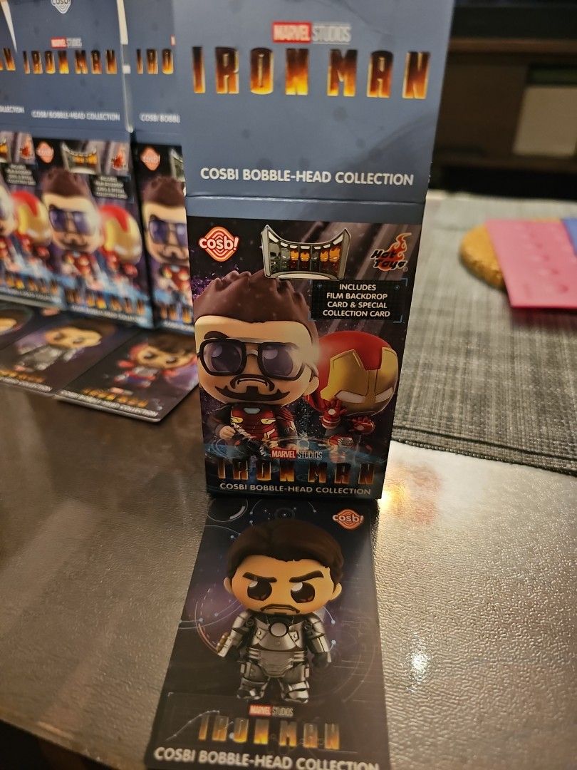Hot Toys Cosbi Bobble Head Collection Mark I Suit Up Hobbies Toys Toys Games On Carousell