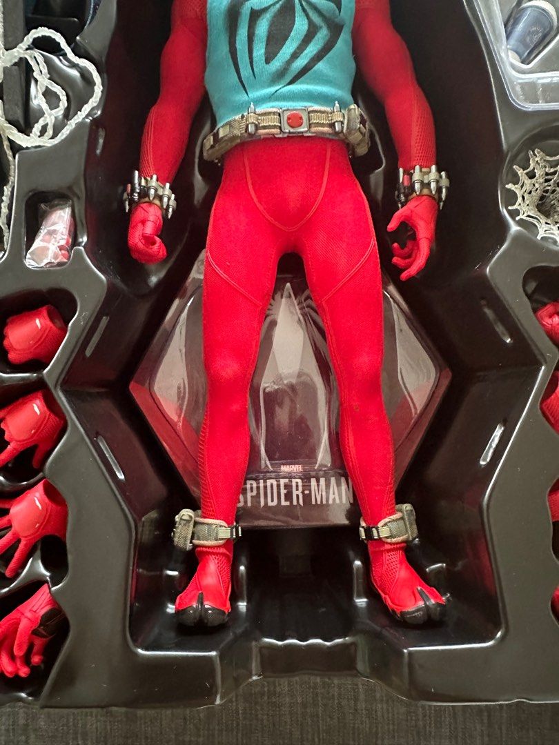 Spider Man Scarlet Spider Suit Hot Toys Hobbies Toys Toys Games On Carousell