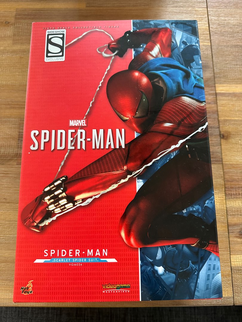 Spider Man Scarlet Spider Suit Hot Toys Hobbies Toys Toys Games On Carousell