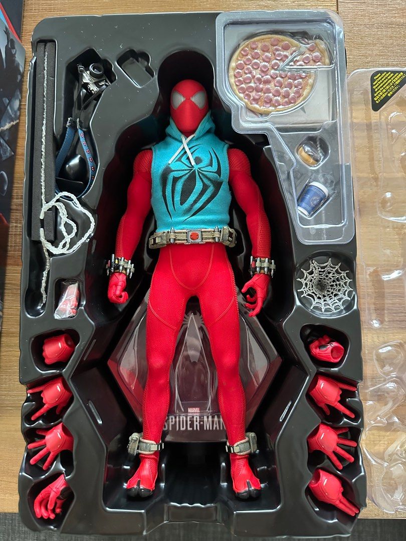 Spider Man Scarlet Spider Suit Hot Toys Hobbies Toys Toys Games On Carousell