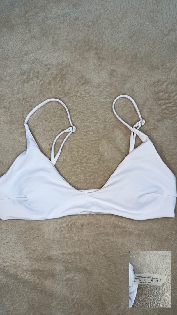 Spaghetti Strap Bikini Top Women S Fashion Swimwear Bikinis Swimsuits On Carousell