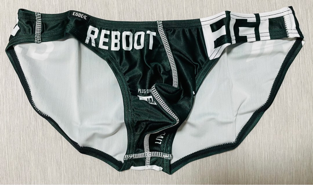 EGDE Reboot Super Low Rise Bikini Underwear Dark Green Men S Fashion Bottoms New Underwear