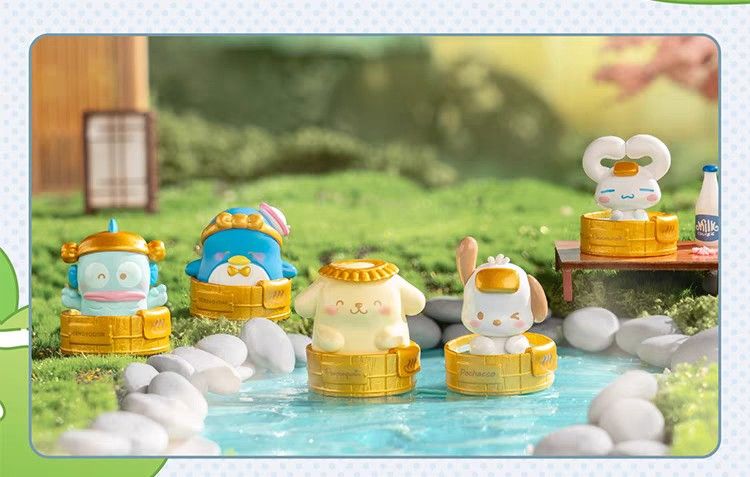 Preorder Confirmed Design Toptoy Top Toy Sanrio Characters Japanese Hot Spring Series