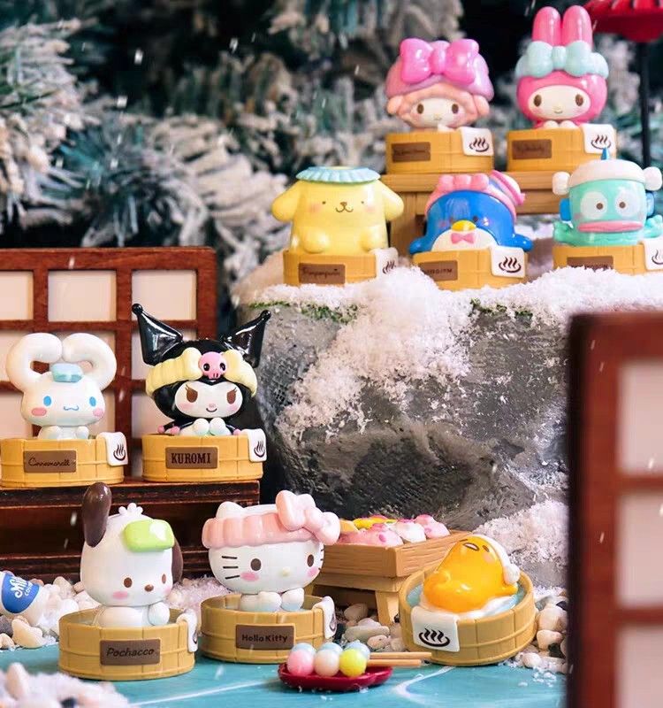 Preorder Confirmed Design Toptoy Top Toy Sanrio Characters Japanese Hot Spring Series