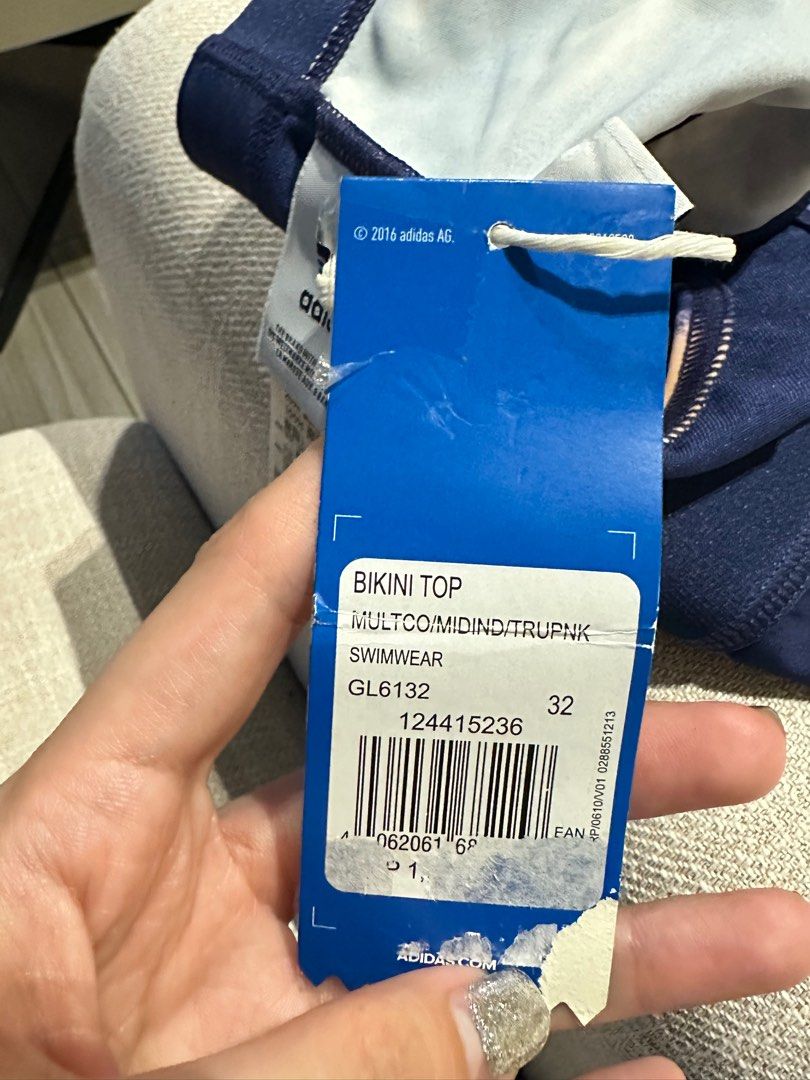 Authentic Adidas Bikini Top Women S Fashion Activewear On Carousell