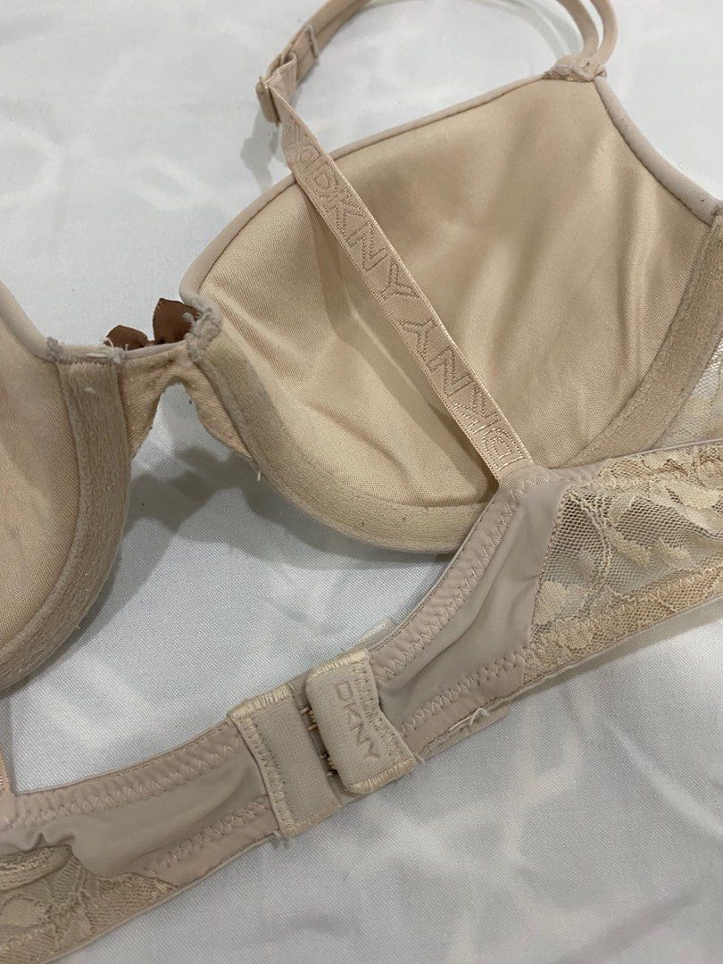 Dkny Lace Bra In Nude Skintone Beige A B Women S Fashion