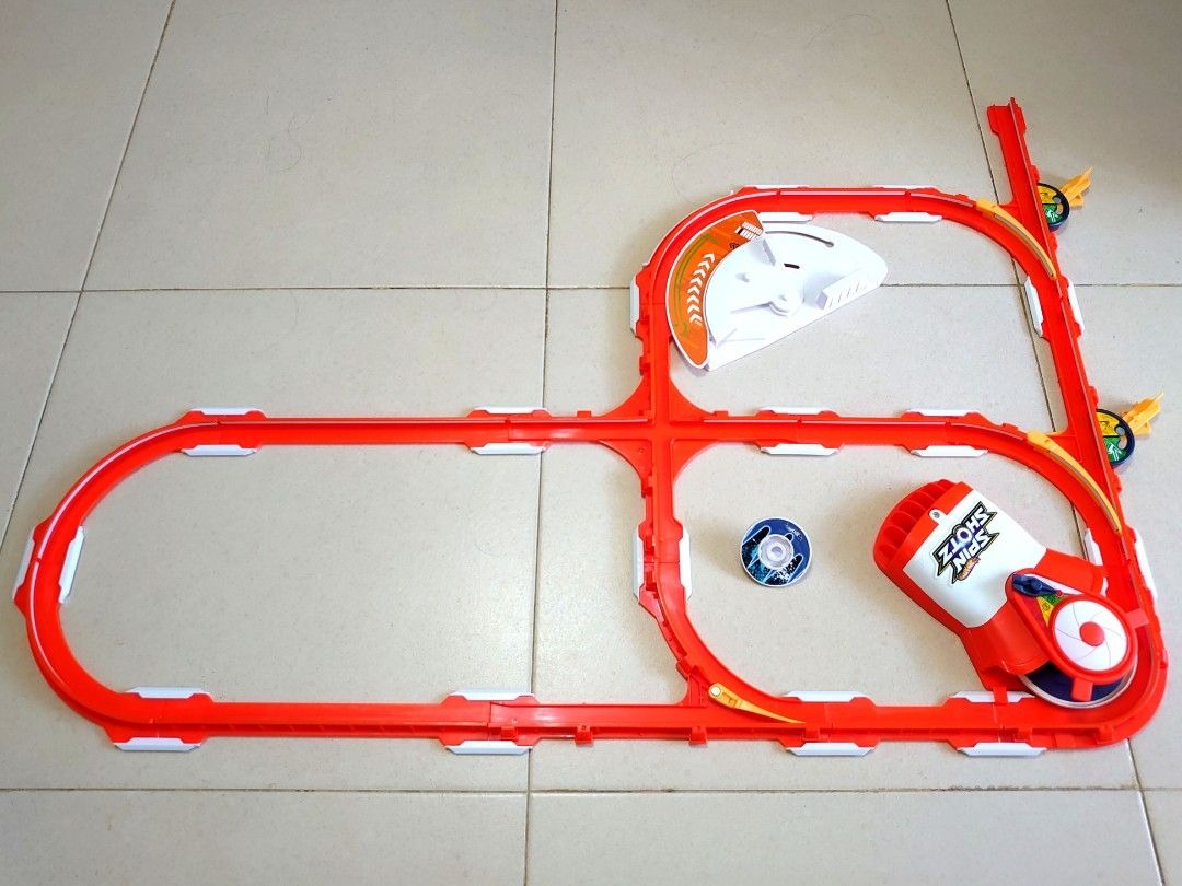 Hot Wheels Spin Shotz Rail Rip Race Playset Carousell