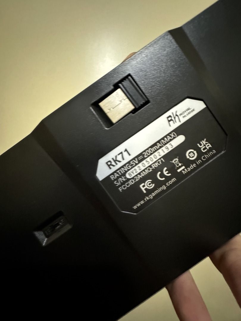 Royal Kludge Rk Tri Mode Rgb Keys Hot Swappable Mechanical Keyboard Black Brown Switch