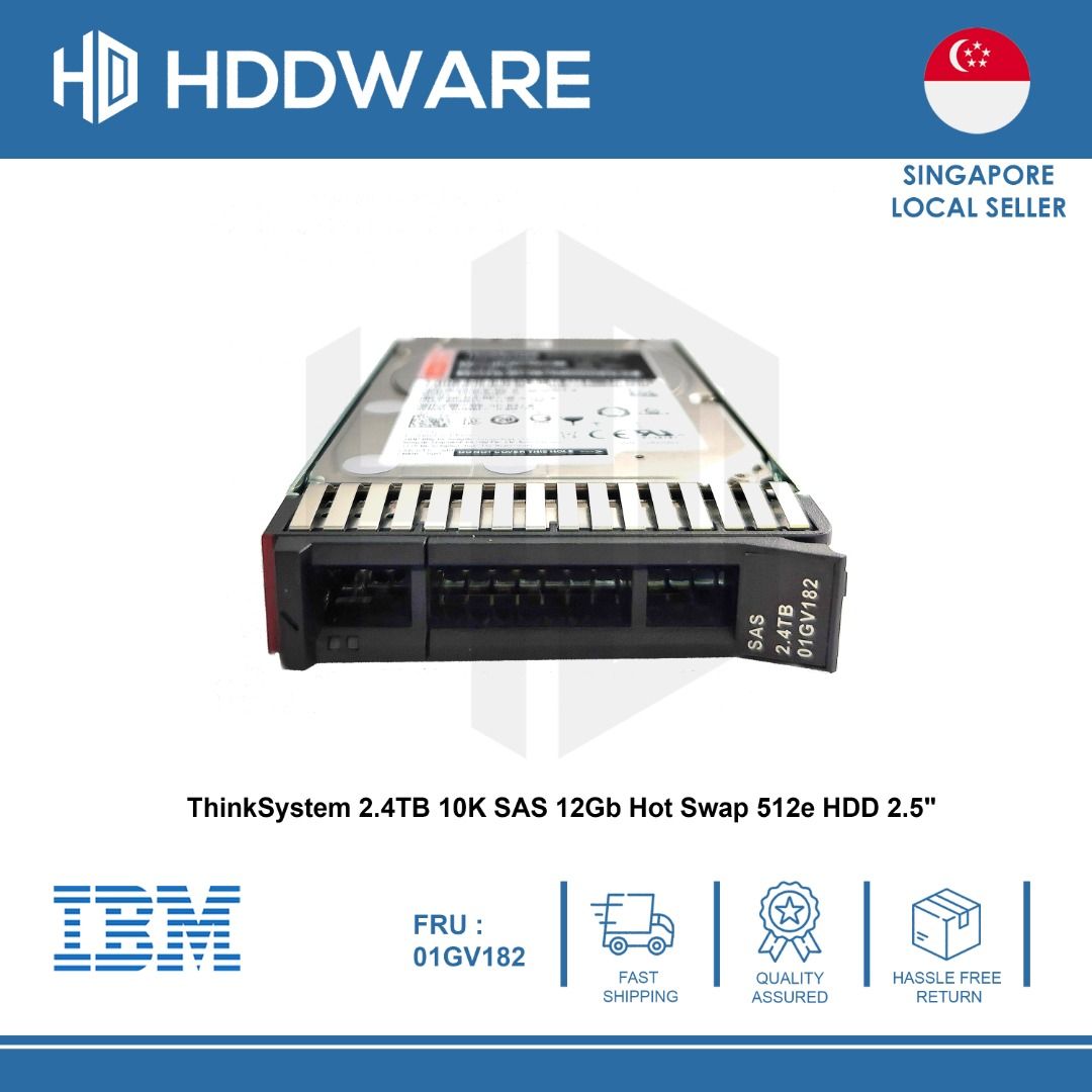 ThinkSystem TB K SAS Gb Hot Swap E HDD XB A GV GV