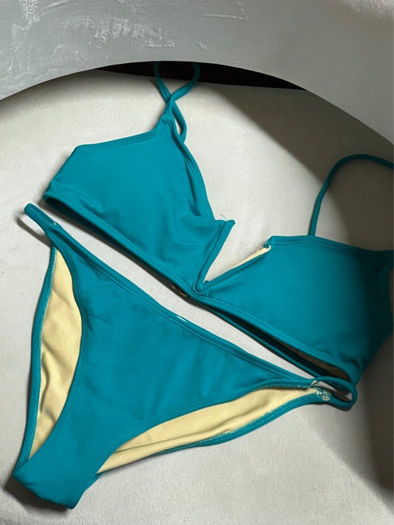 Eighth Mermaid Ellie Top X Cooper Bikini Bottom In Teal Women S