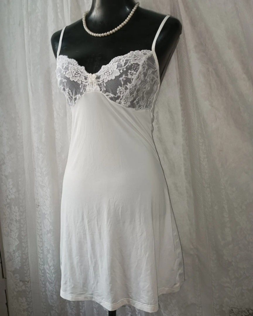 Lace White Lingerie Dress Babydoll Dollete Coquette Milkmaid