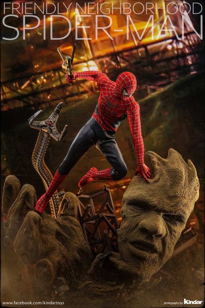 全新未開封豪華版連特典現貨 連保養 Hot Toys MMS B 蜘蛛俠 不戰無歸 豪華版 連特典 Spider Man