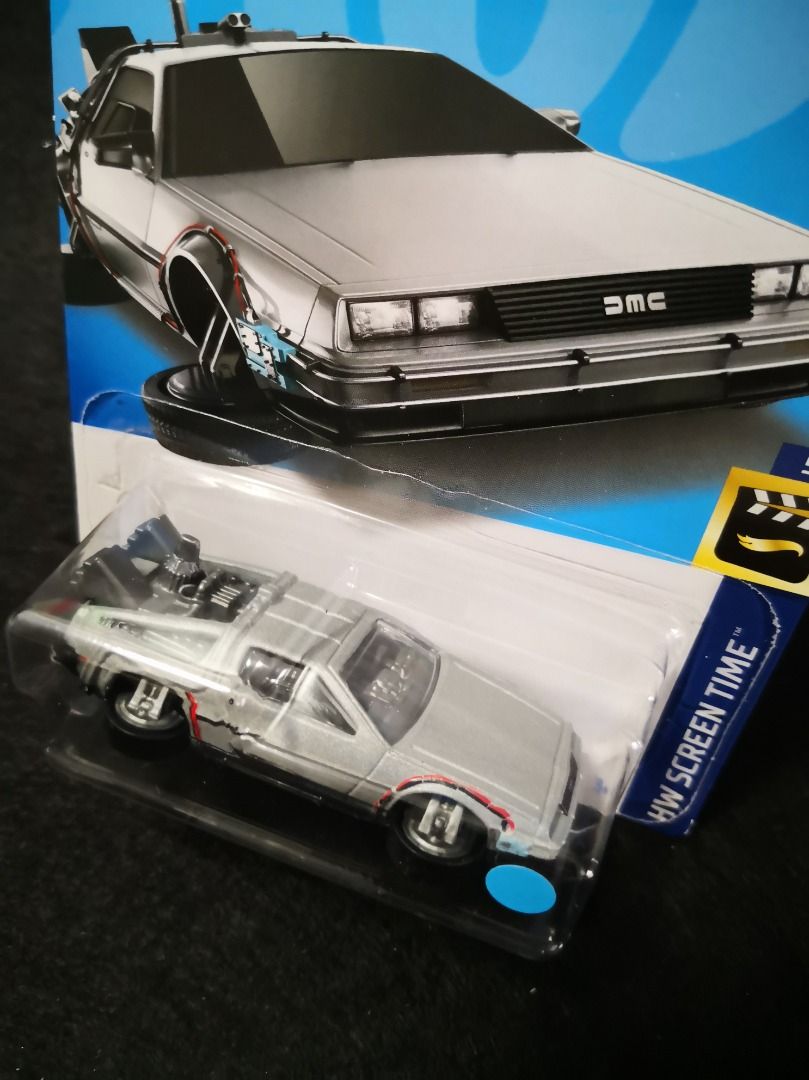 Hot Wheels Time Machine Hover Mode BTTF Back To The Future Delorean Screen Time Hobbies