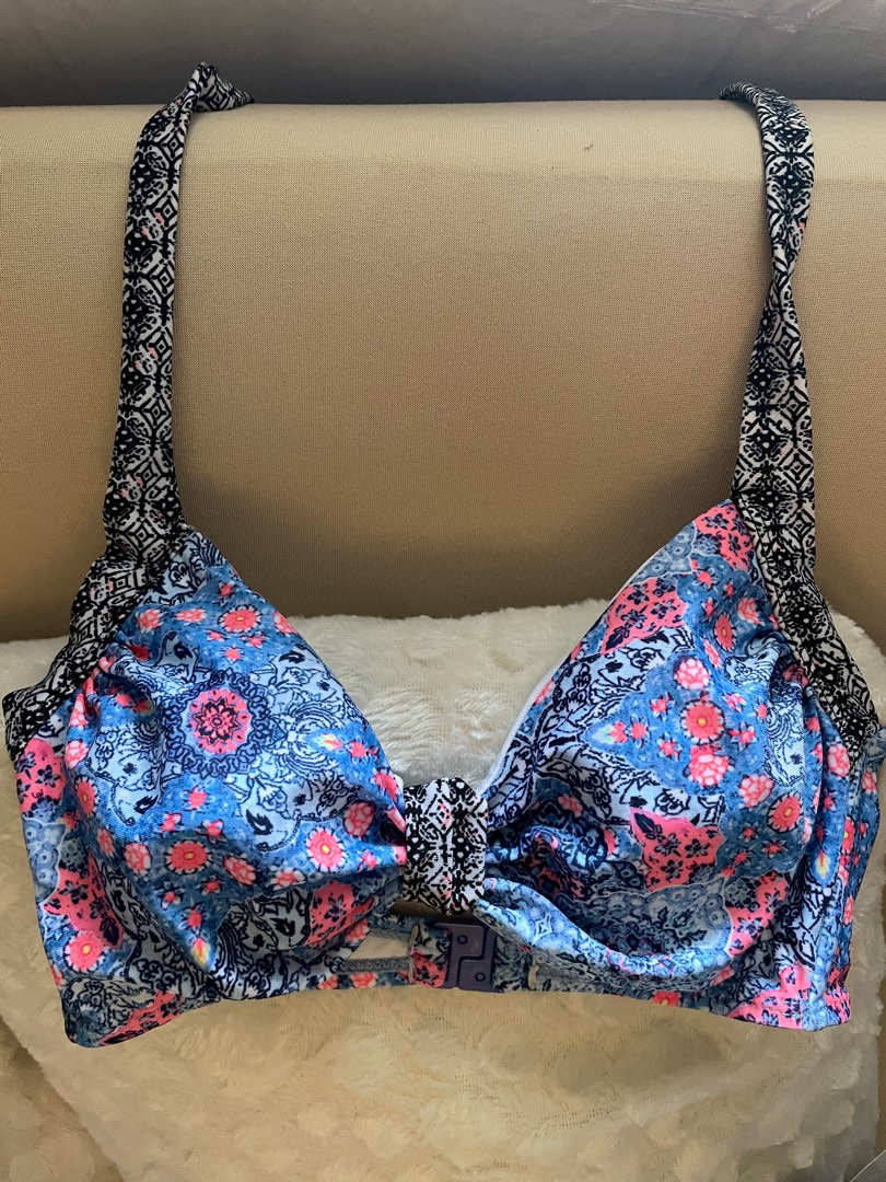 Top Bikini Blue Women S Fashion Swimwear Bikinis Swimsuits On