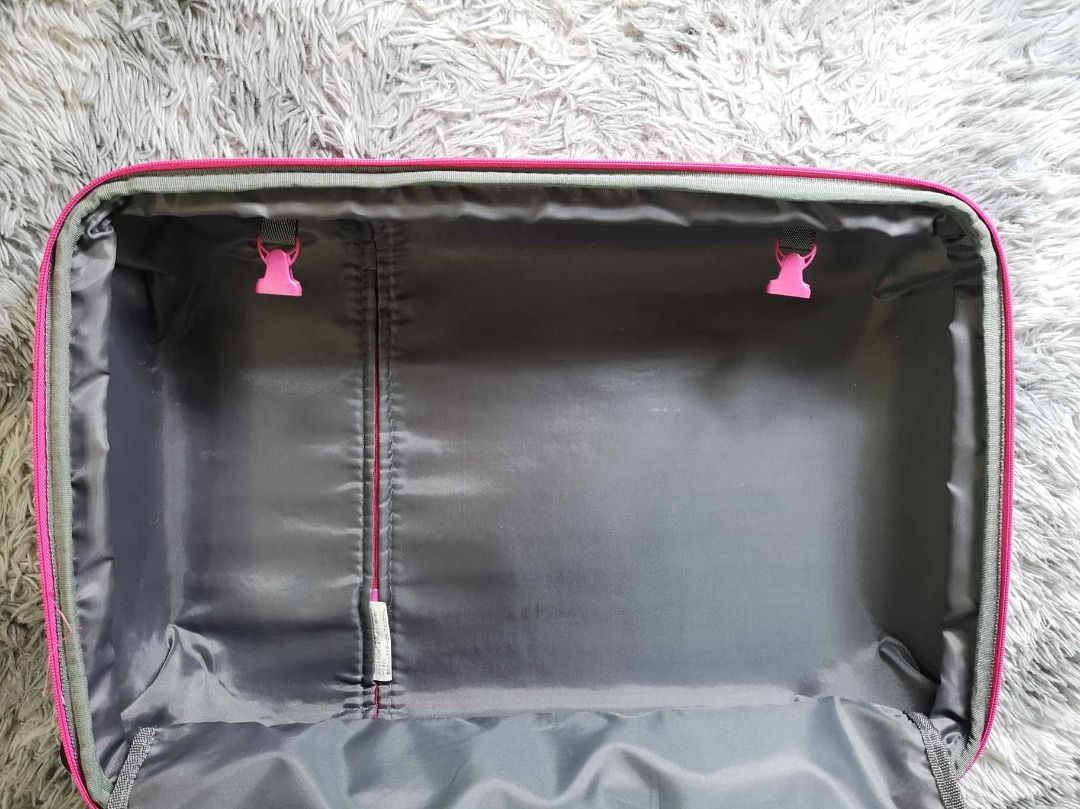 Siffler Hot Pink Hard Shell Spinner Wheeled Luggage Hobbies Toys Travel Luggage On Carousell