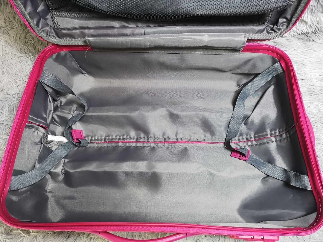 Siffler Hot Pink Hard Shell Spinner Wheeled Luggage Hobbies Toys Travel Luggage On Carousell