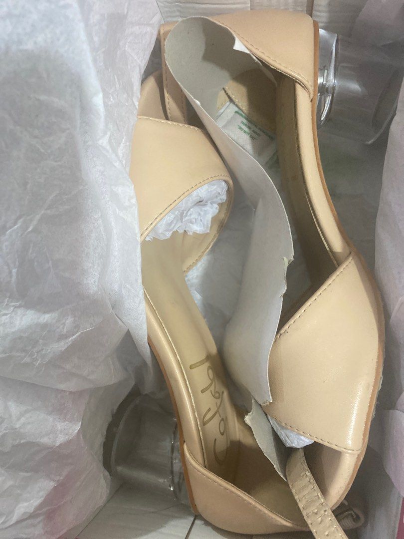 So Fab Nude Heels Women S Fashion Footwear Heels On Carousell