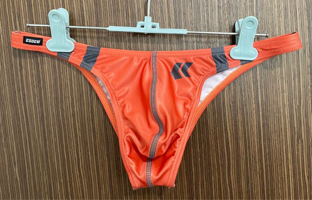 EGDE IGNITE Super Low Rise Bikini Underwear Orange Men S Fashion Bottoms New Underwear On