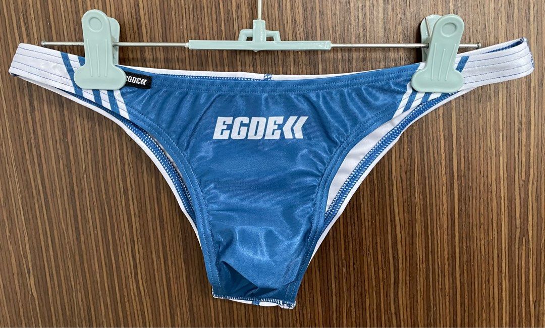 Egde Trident Super Low Rise Bikini Navy Men S Fashion Bottoms New Underwear On Carousell