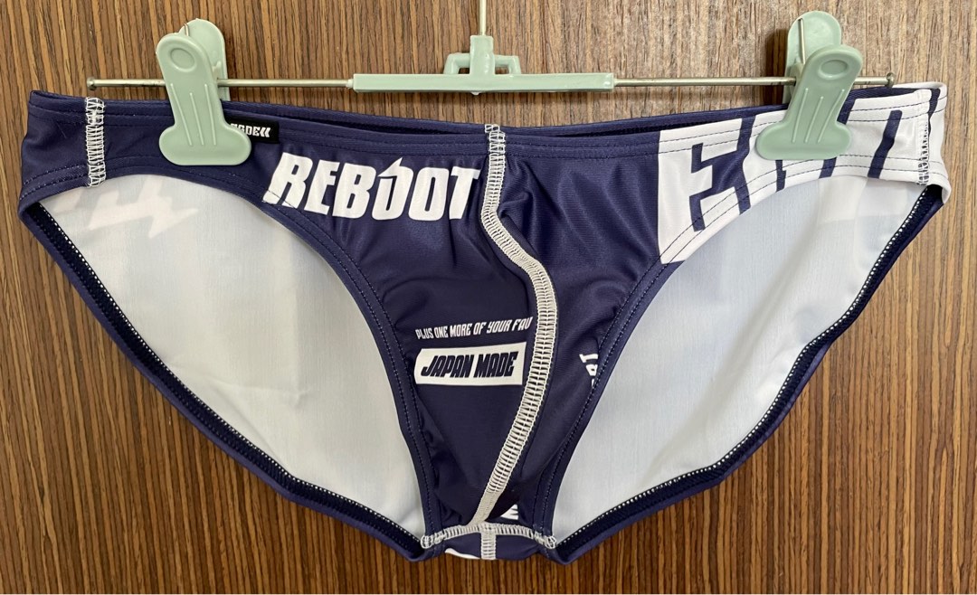 Egde Reboot Re Super Low Rise Bikini Navy Men S Fashion Bottoms New Underwear On