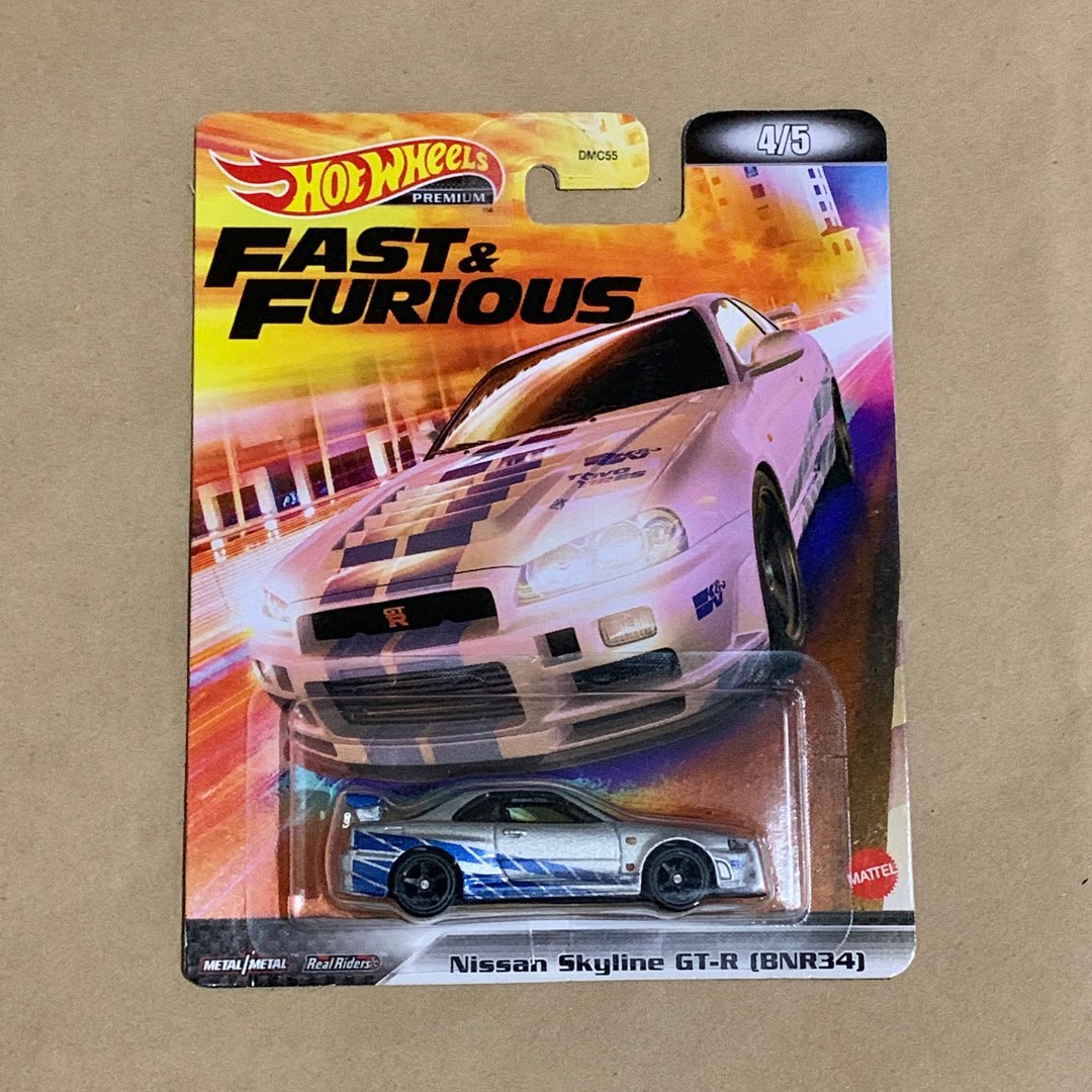 Hot Wheels Premium Nissan Skyline GT R BNR Hobbies Toys Toys Games On Carousell