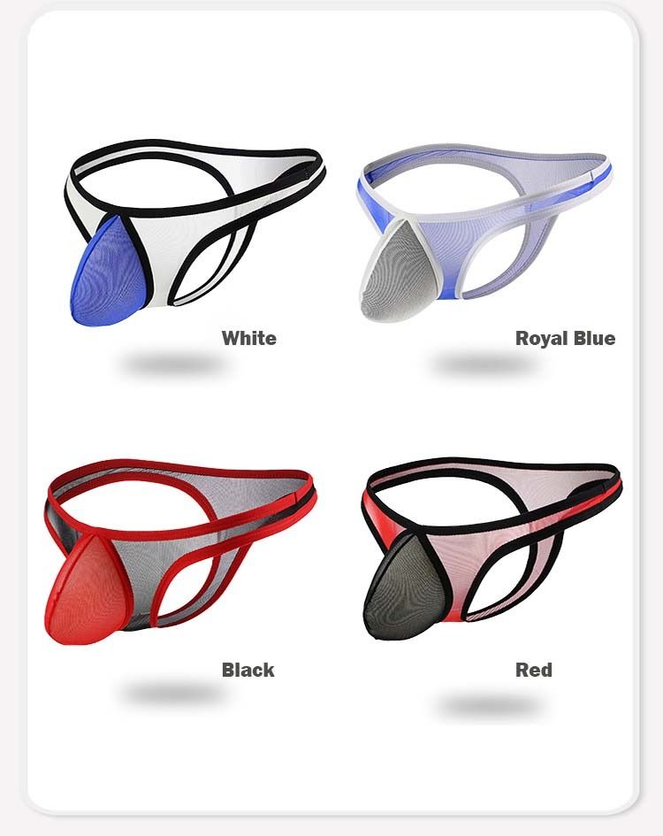 Duo Colour Men Thong Underwear Bikini Brief Men G String Jockstrap Men Men S Fashion Bottoms