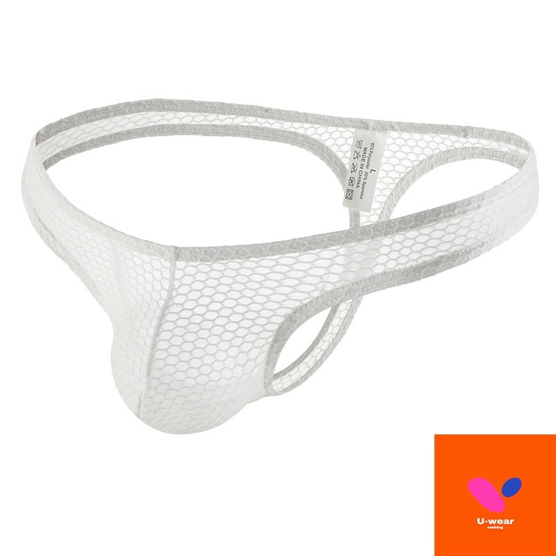 Honeycomb See Thru Design Men Thong Men Underwear Bikini Men G String Men S Fashion Bottoms