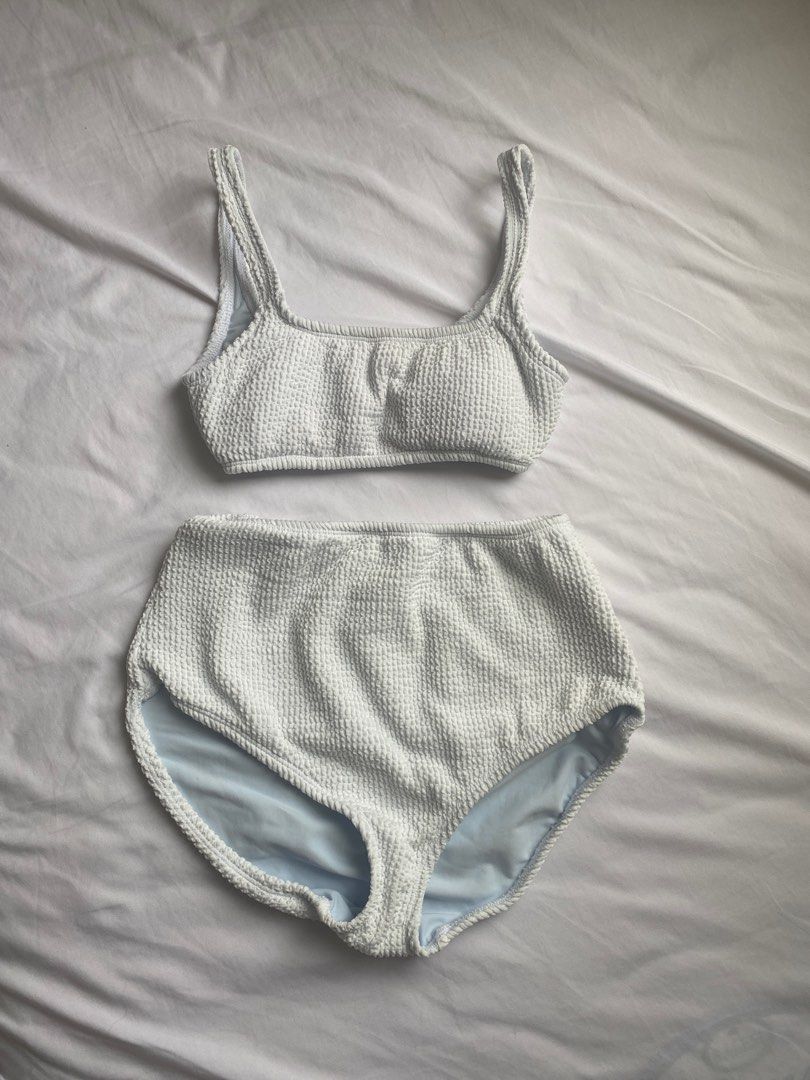 Sew Local Crinkle Bikini Set Women S Fashion Swimwear Bikinis