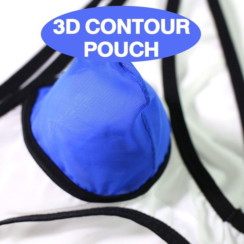 Duo Colour Rear See Thru Men Brief Men Underwear Men Bikini G String Thong Men S Fashion