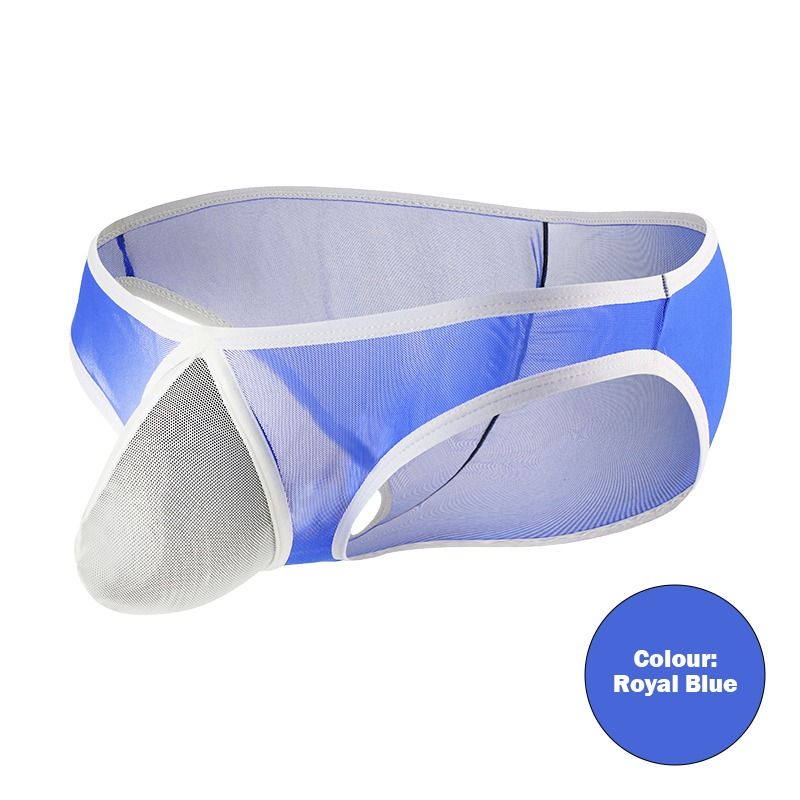 Duo Colour Rear See Thru Men Brief Men Underwear Men Bikini G String Thong Men S Fashion