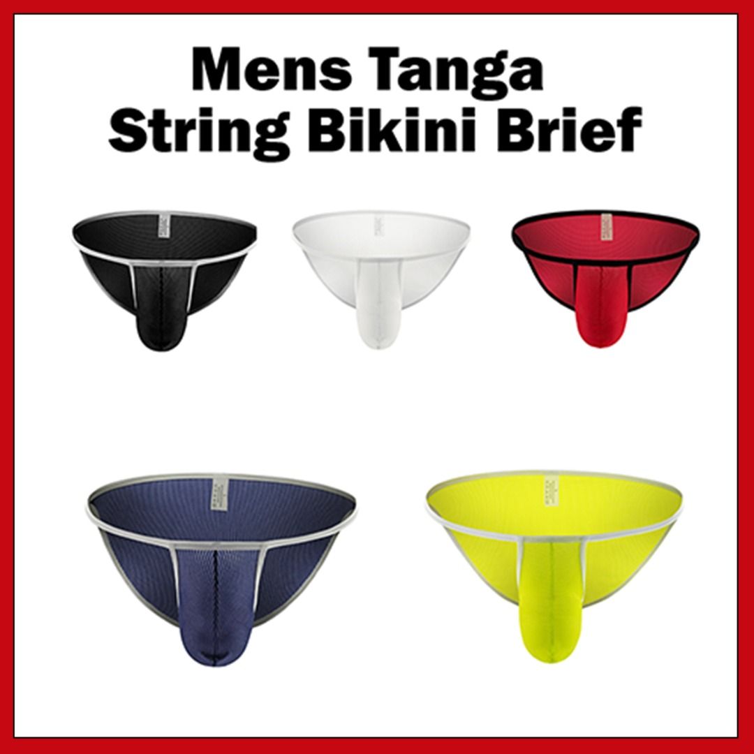 Mesh Tanga String Men Bikini Men Brief Half Back Brief Men G String Men Thong Men Jockstrap Men
