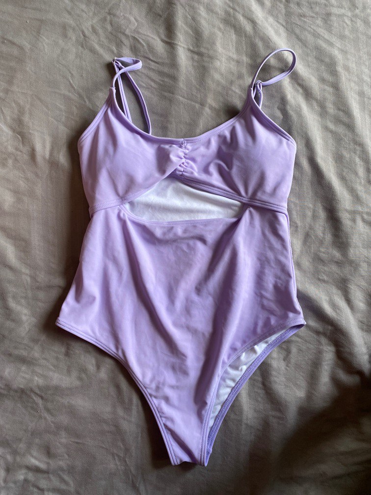 Esseantial Purple One Piece Bikini Women S Fashion Swimwear Bikinis